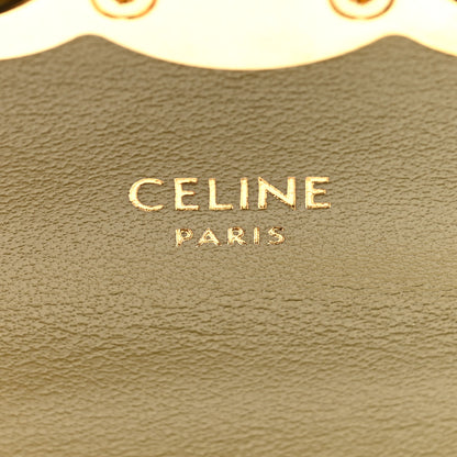 Celine Shiny Calfskin Mini Triomphe Olive 6 of 9
