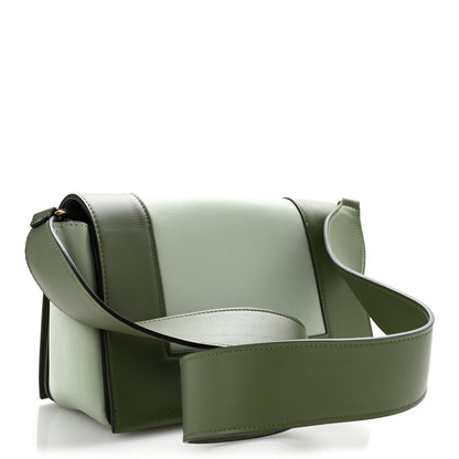 Celine Shiny Smooth Calfskin Medium Frame Shoulder Bag Olive Pastel Green 3 of 13