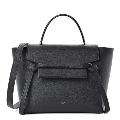 Celine Grained Calfskin Micro Belt Bag Black 1 of 14