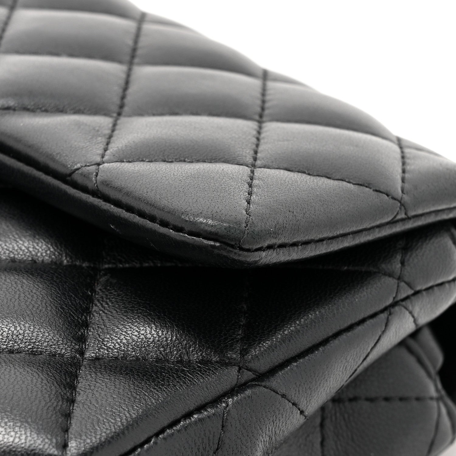 Chanel Lambskin Quilted Mini Rectangular Flap Black 13 of 15