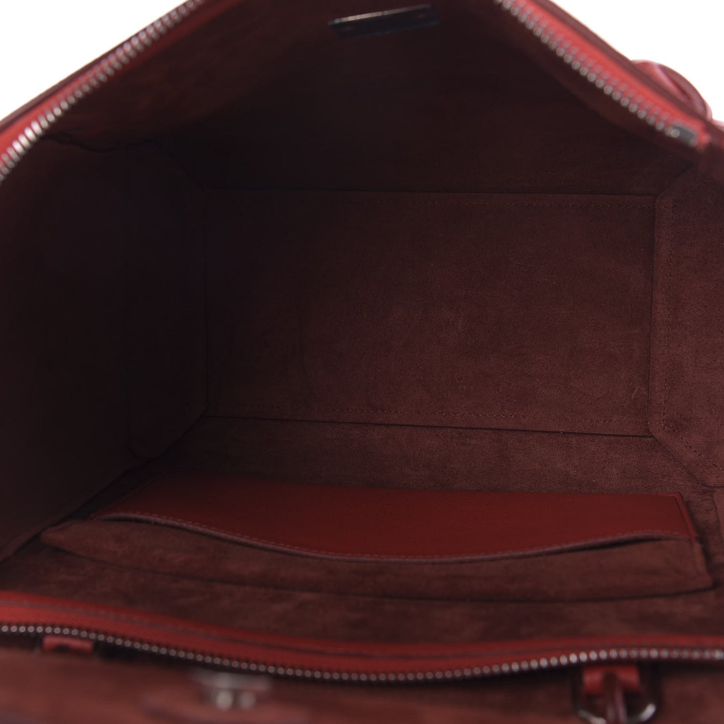 Baby Grained Calfskin Micro Belt Bag Coquelicot