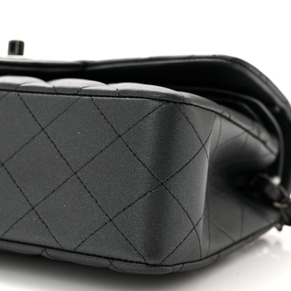 Chanel Lambskin Quilted Small Double Flap So Black 10 of 11