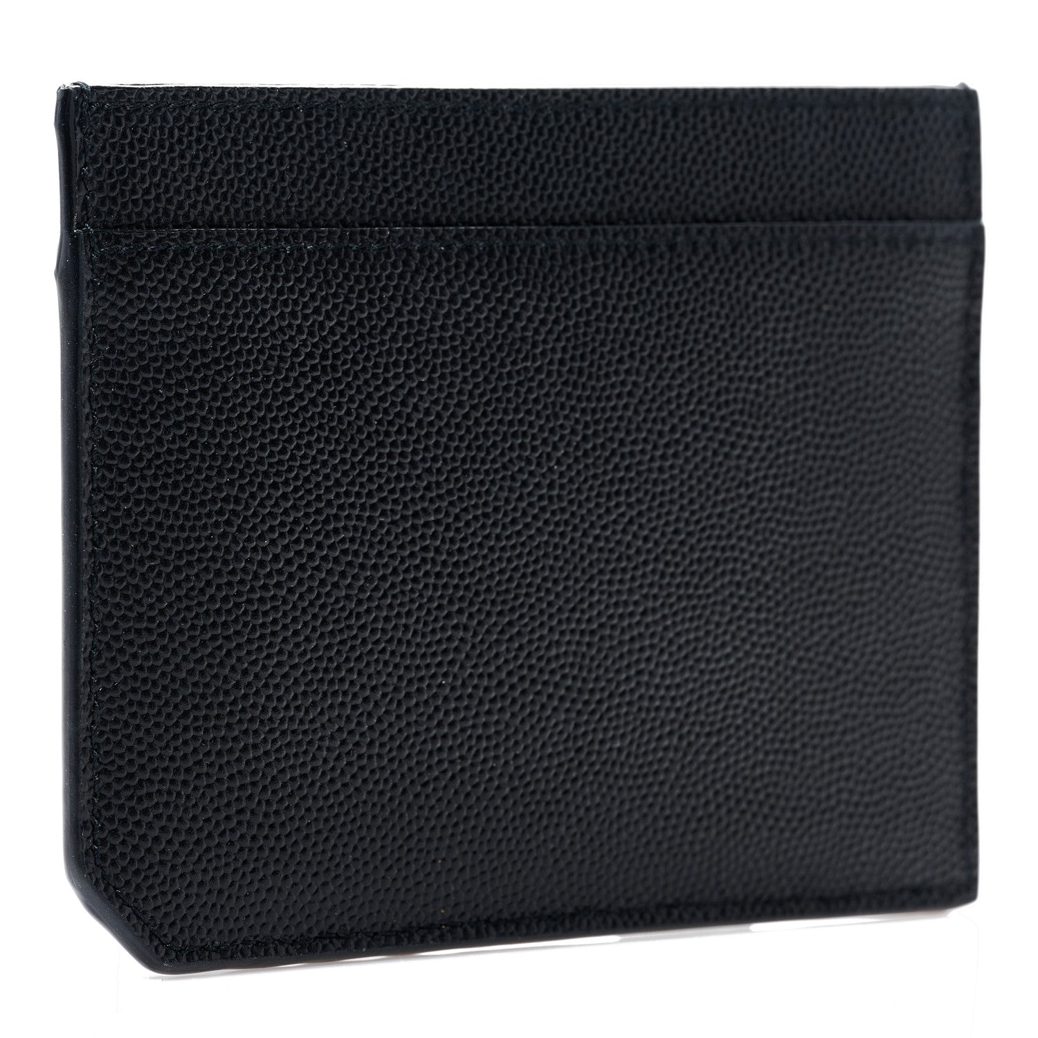 Saint Laurent Calfskin 5 Fragments Card Holder Black 2 of 8