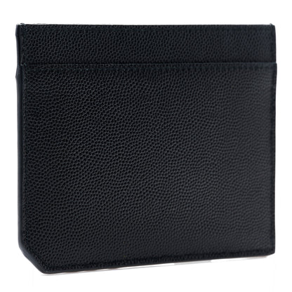 Saint Laurent Calfskin 5 Fragments Card Holder Black 2 of 8