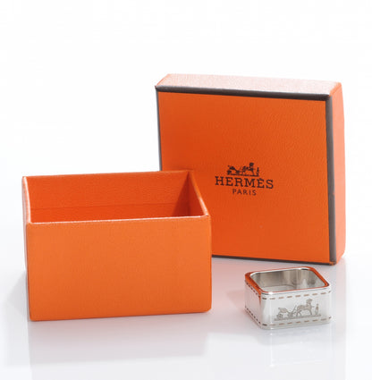 Hermes Palladium Bolduc Scarf Ring 3 of 5