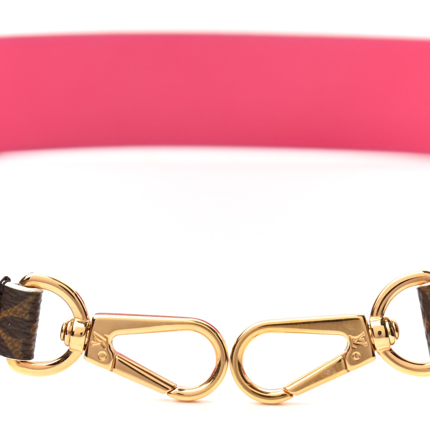 Louis Vuitton Monogram Bandouliere Shoulder Strap Hot Pink 3 of 6