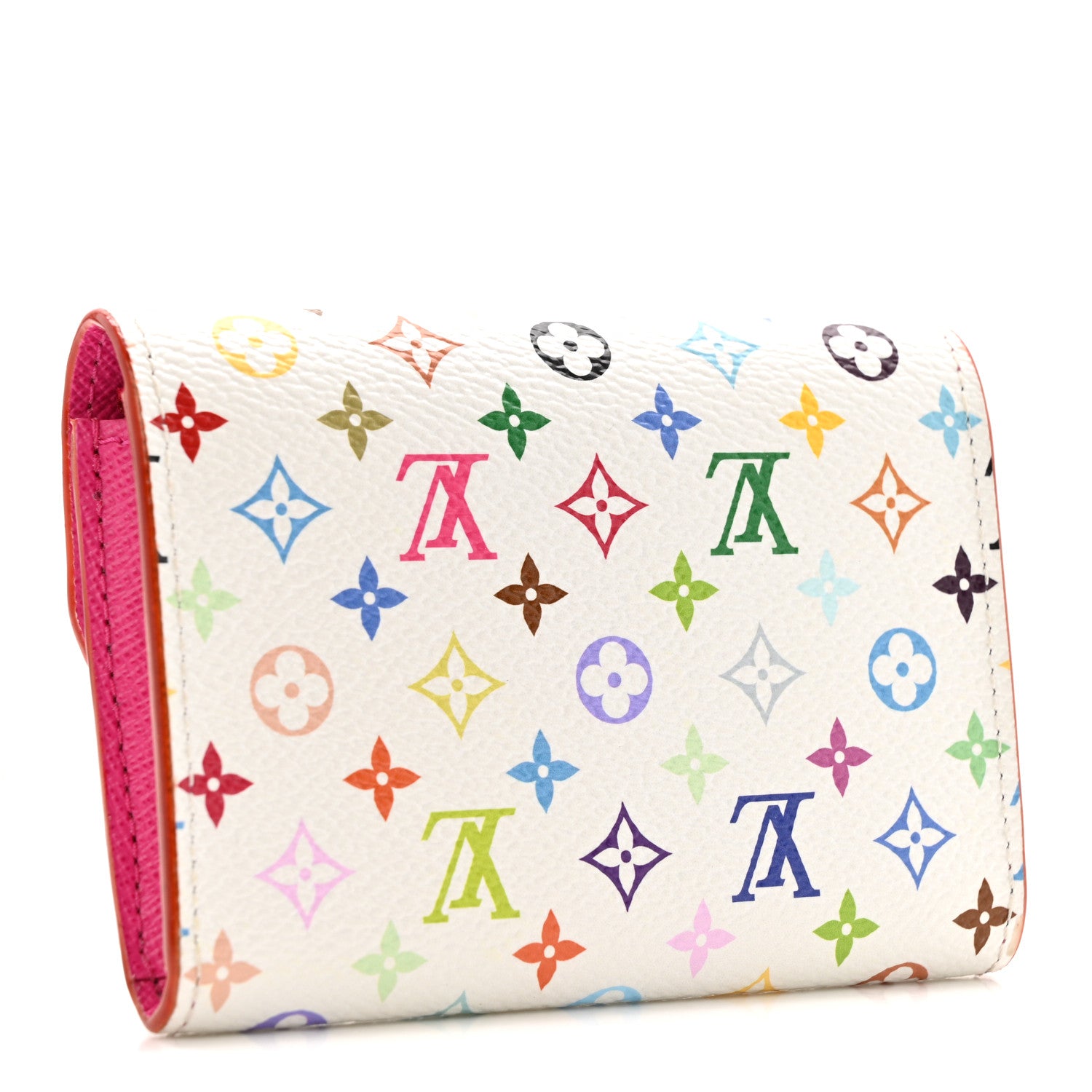 Louis Vuitton LV X TM Monogram Multicolor Rosalie Coin Purse White Kawaii Pink 3 of 7