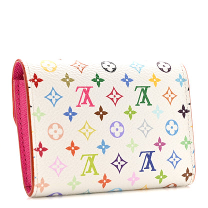 Louis Vuitton LV X TM Monogram Multicolor Rosalie Coin Purse White Kawaii Pink 3 of 7
