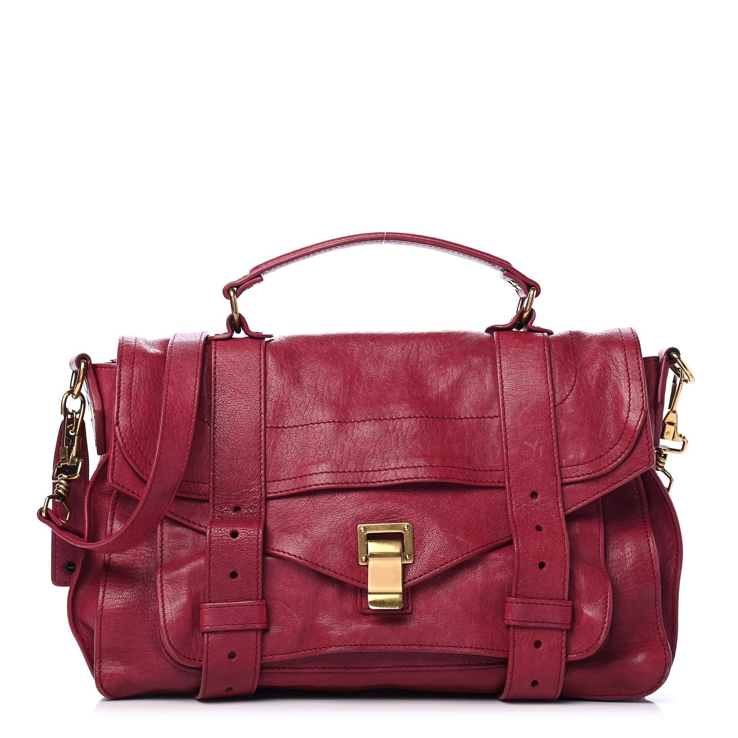 Lambskin Medium PS1 Satchel Chianti