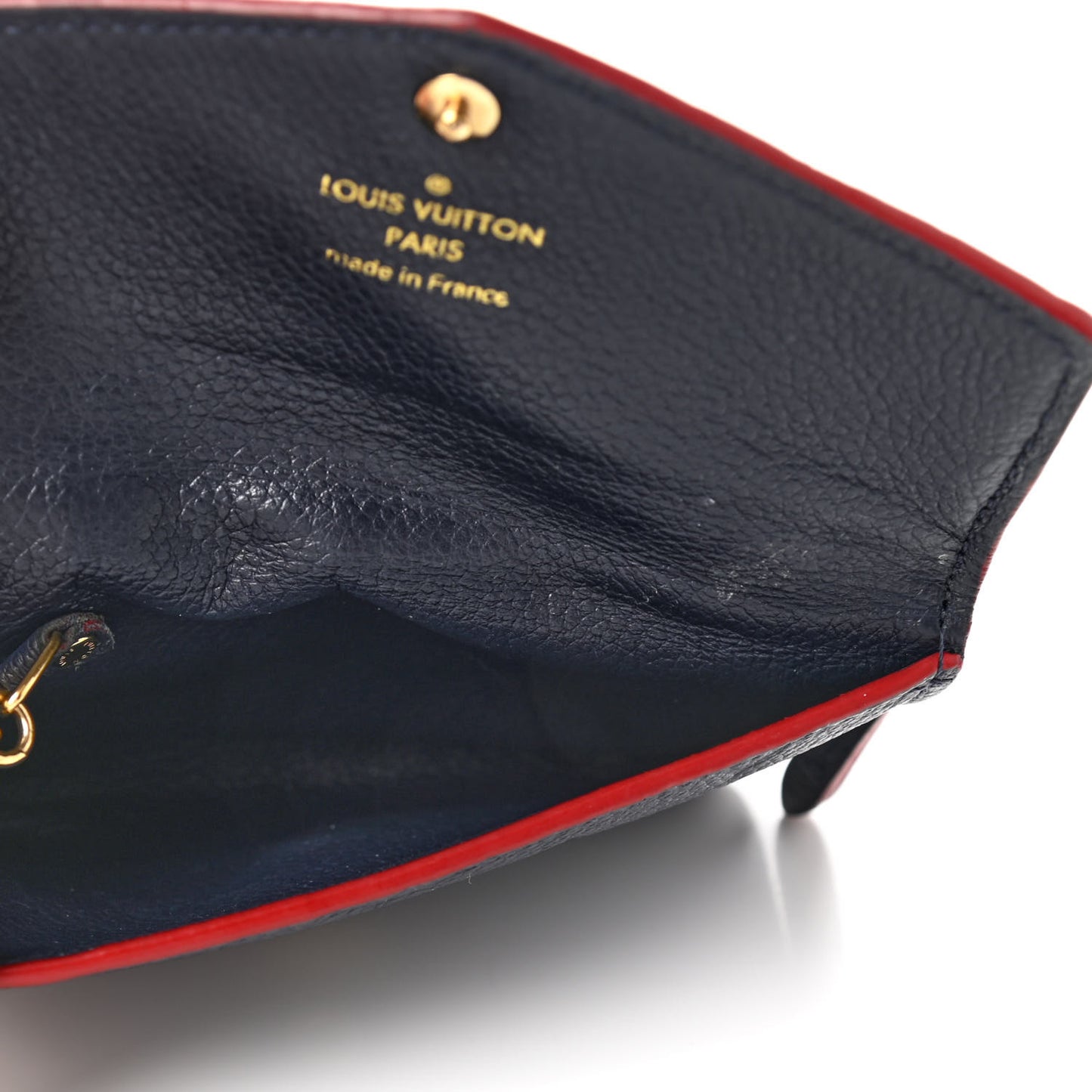 Empreinte Key Pouch Marine Rouge