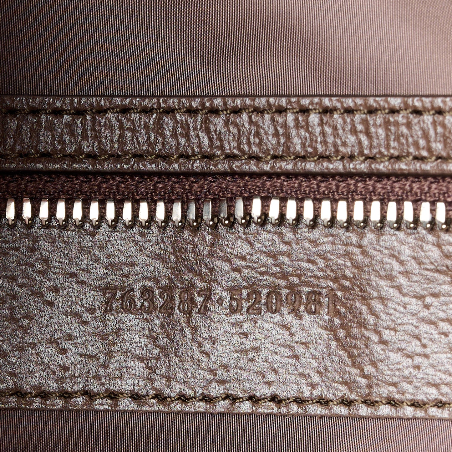 Tender GG Supreme Monogram Textured Dollar Calfskin Web Tote Beige Ebony New Acero
