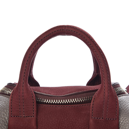 Alexander Wang Nubuck Soft Pebbled Calfskin Mini Rockie Beet Stone Rhodium Hardware 5 of 12