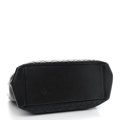 Chanel Caviar Quilted Grand Shopping Tote GST Black 4 of 11