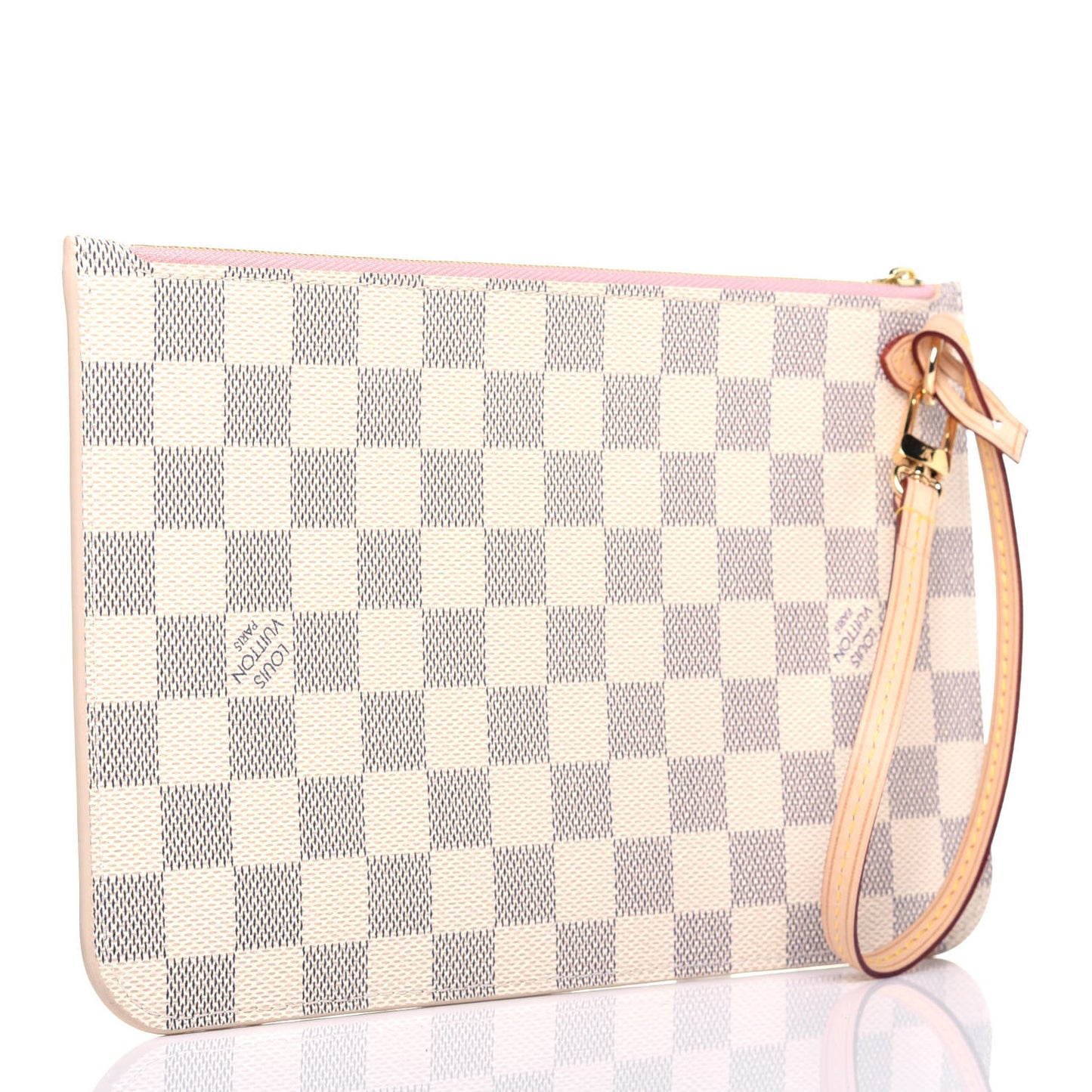 Damier Azur Neverfull MM GM Pochette Rose Ballerine