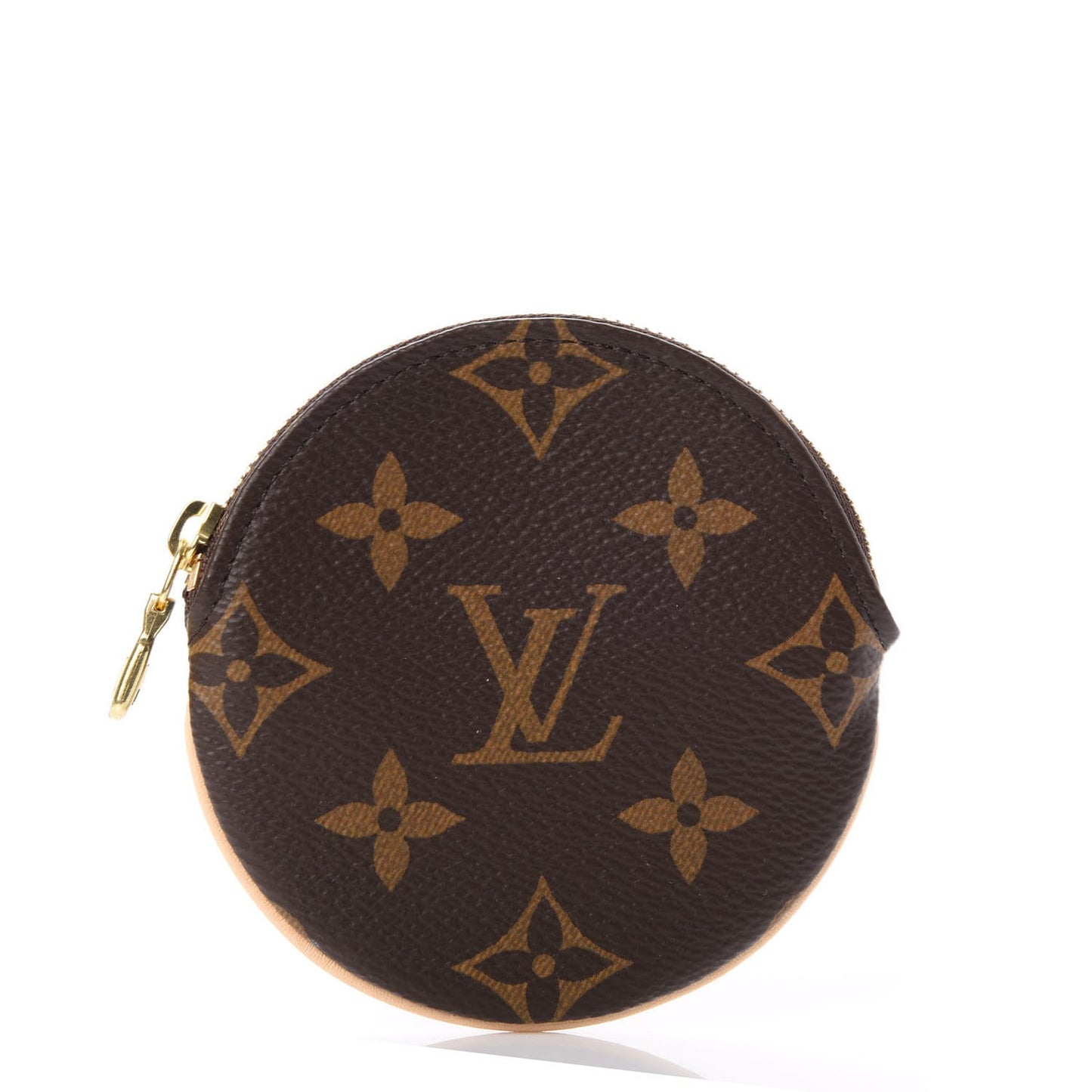 Monogram Round Coin Purse