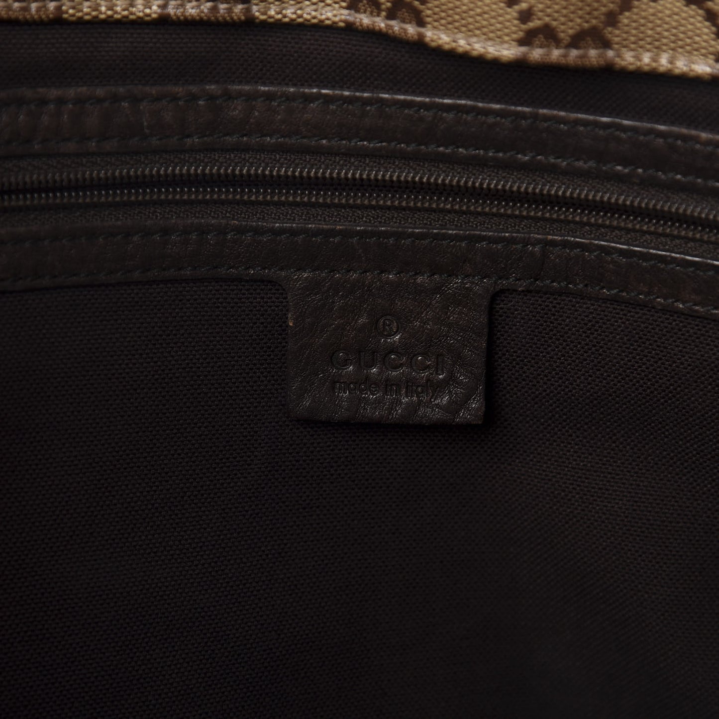Crystal Monogram Large Babouska Vertical Shopping Tote Dark Brown