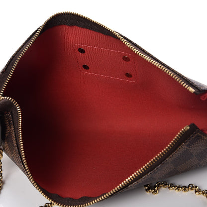 Louis Vuitton Damier Ebene Eva Clutch 5 of 7