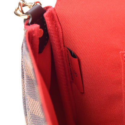 Louis Vuitton Damier Ebene Favorite MM 7 of 11
