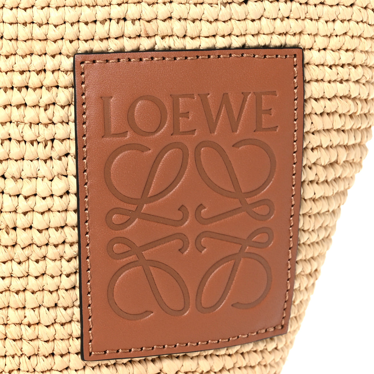 Calfskin Raffia Paulas Ibiza Pochette Bag Natural Tan