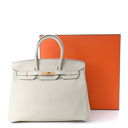 Hermes Togo Birkin 35 Craie 11 of 11