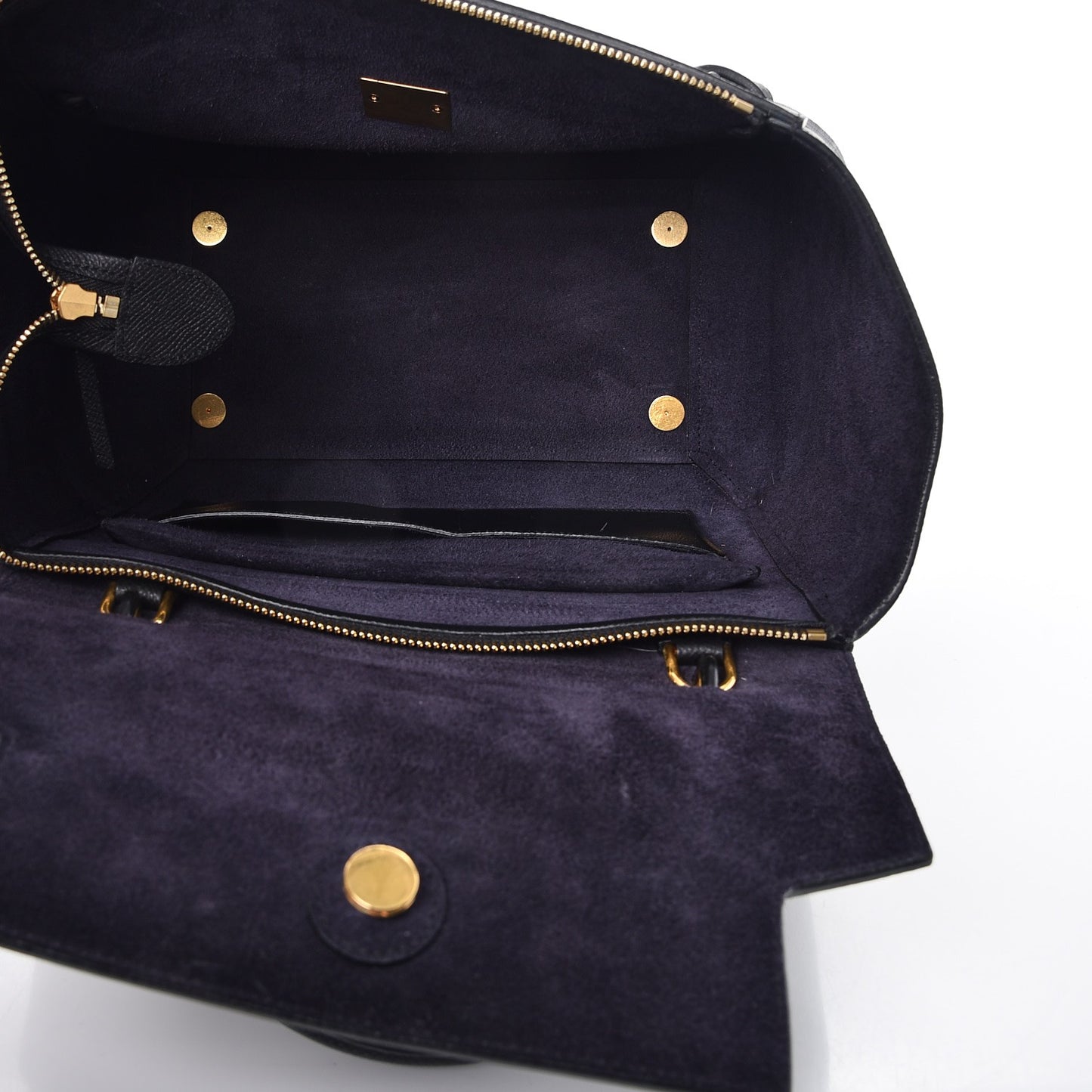 Grained Calfskin Mini Belt Bag Black