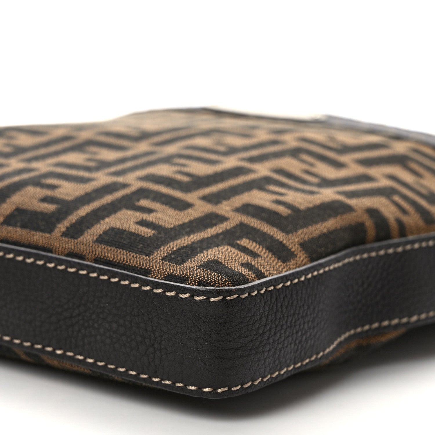 Fendi Zucca Cuoio Romano Selleria Messenger Tobacco Moro 10 of 13