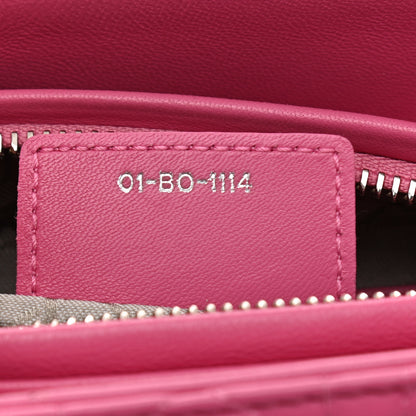 Christian Dior Lambskin Cannage Medium Lady Dior Pink 6 of 10
