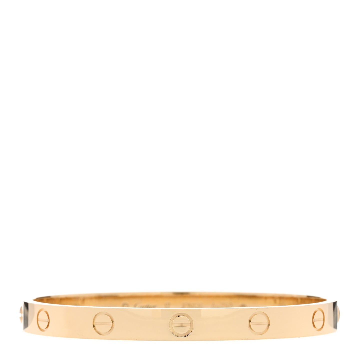 18K Yellow Gold LOVE Bracelet 17