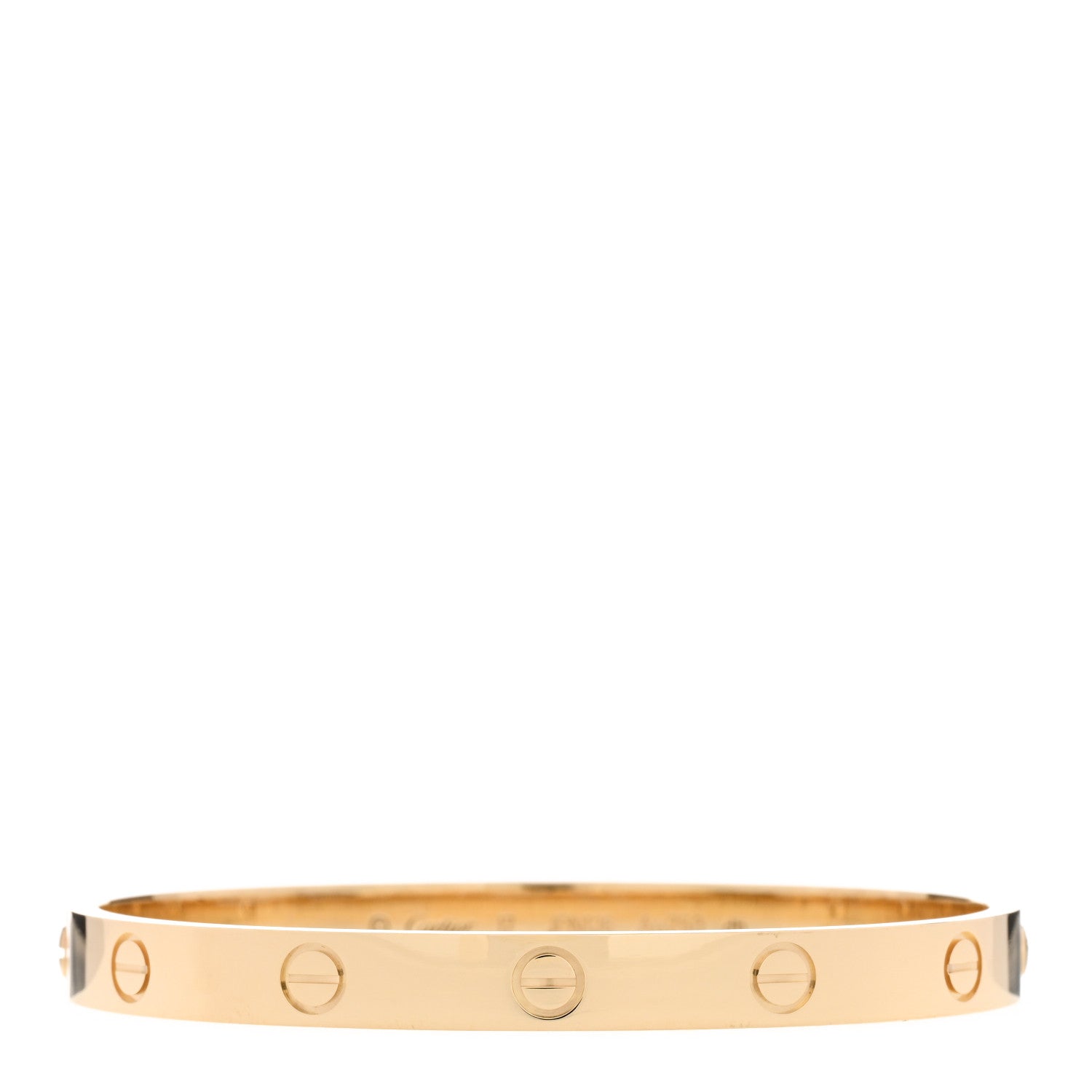 Cartier 18K Yellow Gold LOVE Bracelet 17 1 of 8