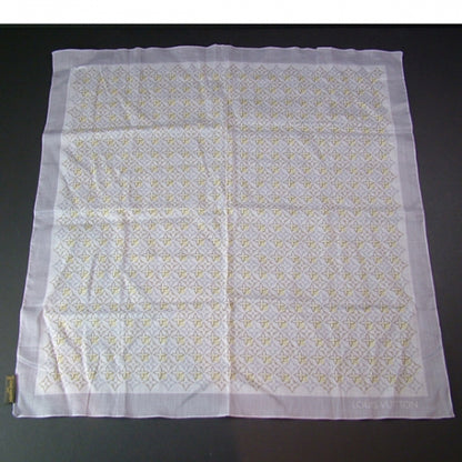 Louis Vuitton Cotton Monogram Fleur Scarf Gray 1 of 5