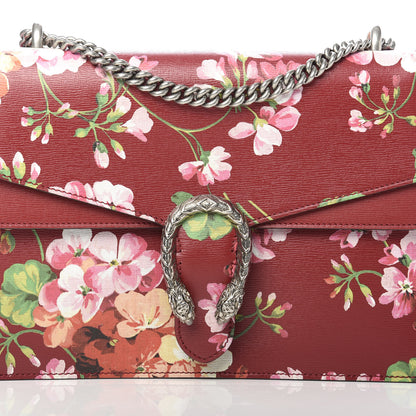 Gucci Calfskin Blooms Print Medium Dionysus Shoulder Bag Romantic Cherry Multicolor 8 of 11