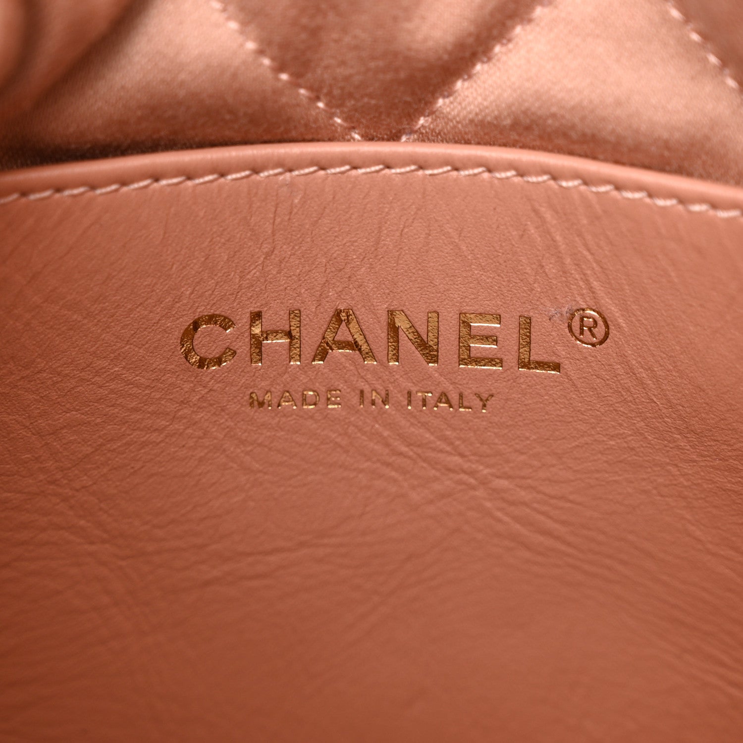 Chanel Metallic Calfskin Quilted Mini Chanel 22 Copper 6 of 11