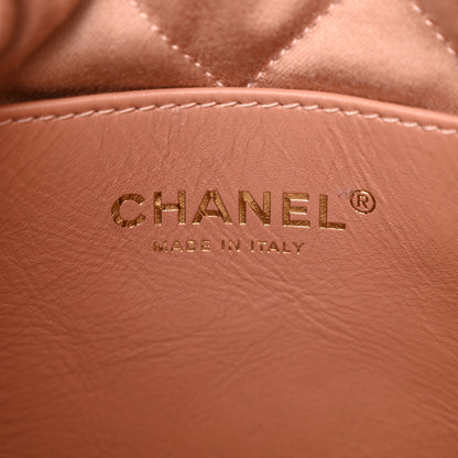 Chanel Metallic Calfskin Quilted Mini Chanel 22 Copper 6 of 11