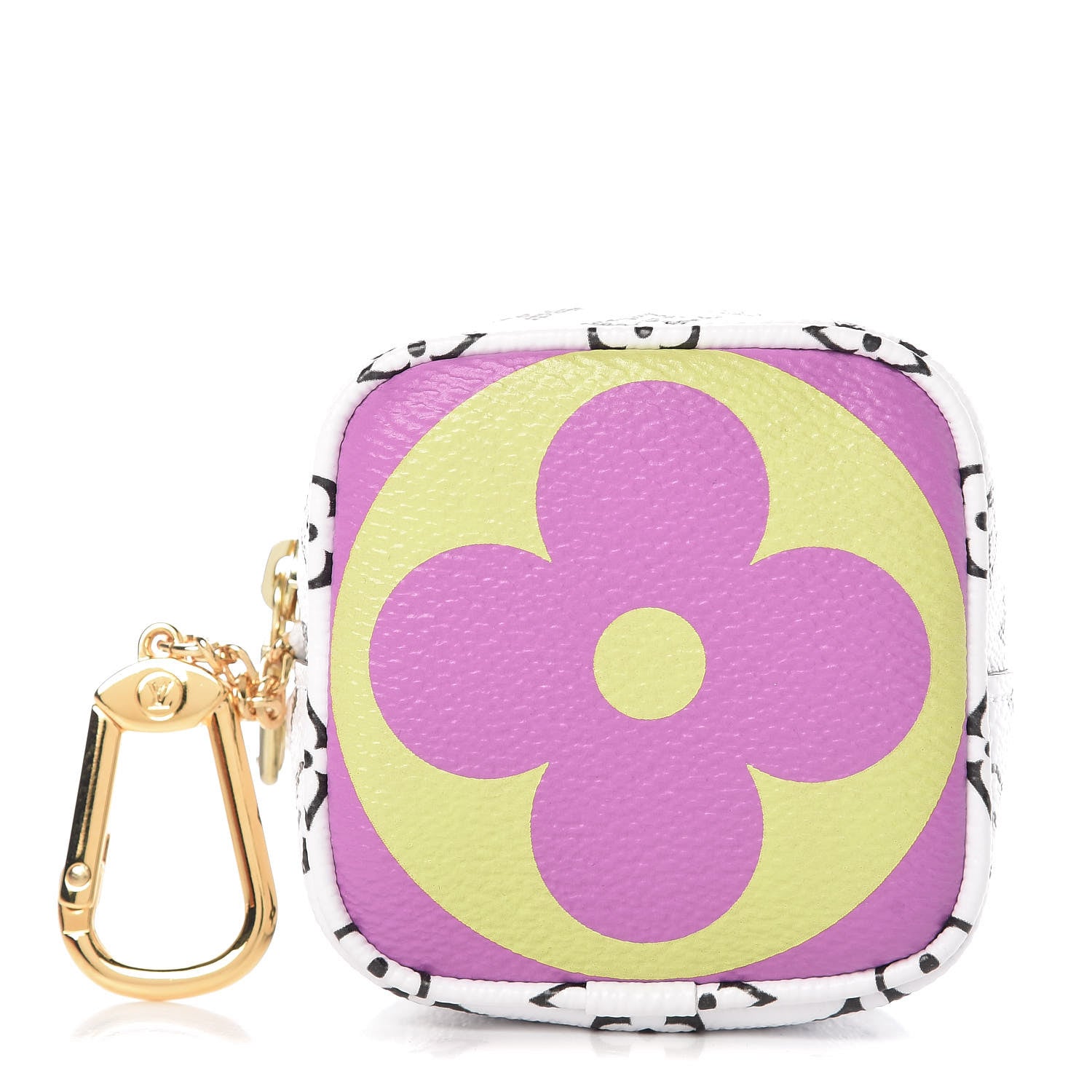 Louis Vuitton Monogram Giant Cube Coin Purse Pink 1 of 7