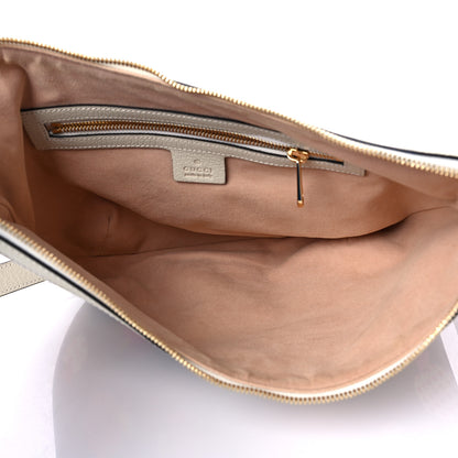 Gucci GG Supreme Monogram Les Pommes Small Ophidia Half Moon Hobo Beige Multicolor Mystic White 5 of 8