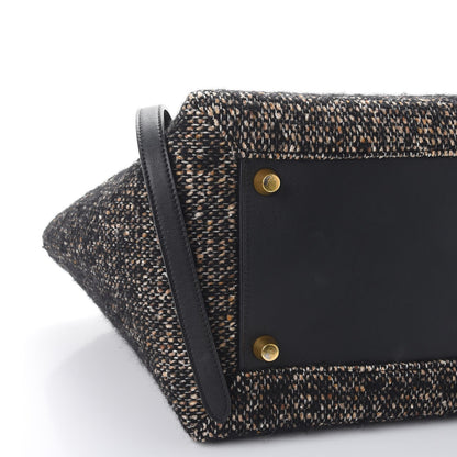 Celine Tweed Calfskin Small Belt Bag Black 8 of 10