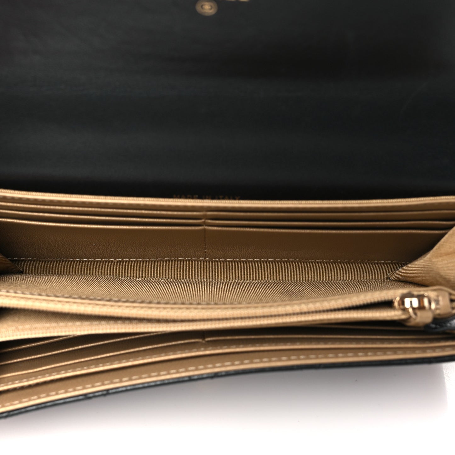 Lambskin Quilted Chic Pearls Clutch With Chain Black