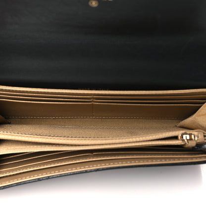 Chanel Lambskin Quilted Chic Pearls Clutch With Chain Black 5 of 11