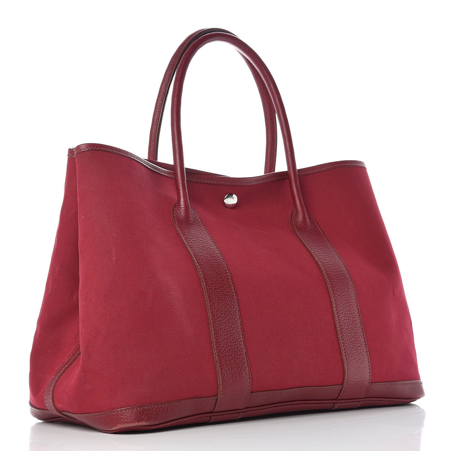 Hermes Toile Officier Negonda Garden Party 30 TPM Rouge Imperial 3 of 16