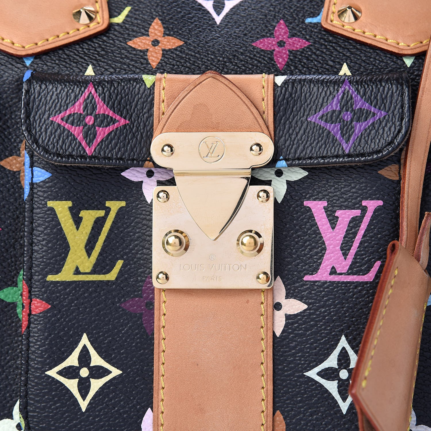 Louis Vuitton Monogram Multicolor Speedy 30 Black 8 of 16