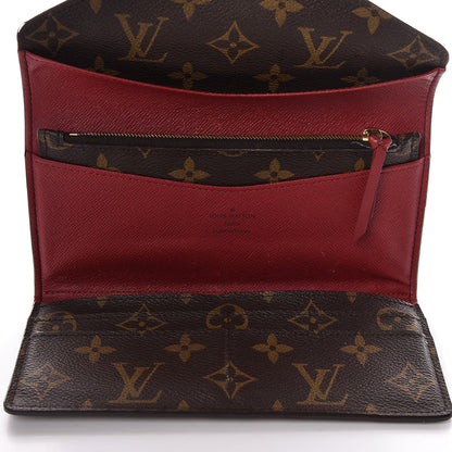 Louis Vuitton Monogram Josephine Wallet Red 5 of 20