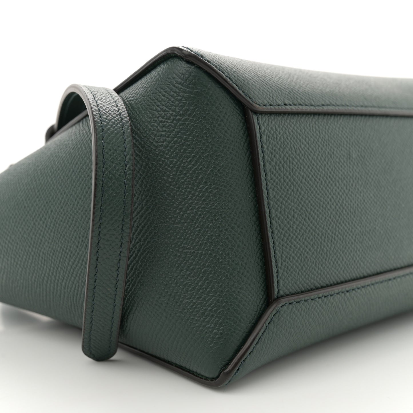 Grained Calfskin Nano Belt Bag Amazone