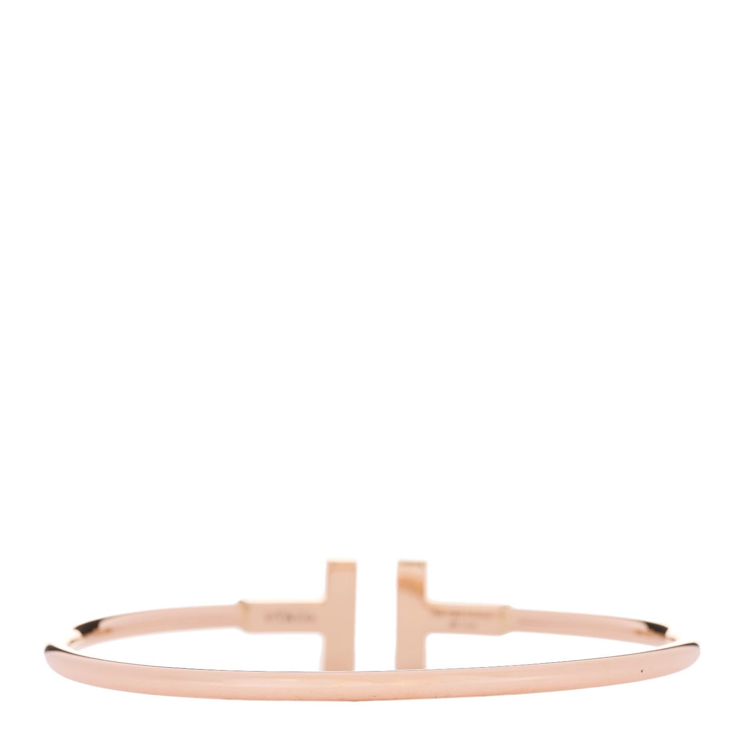 18K Rose Gold Diamond Black Onyx T Wire Bracelet