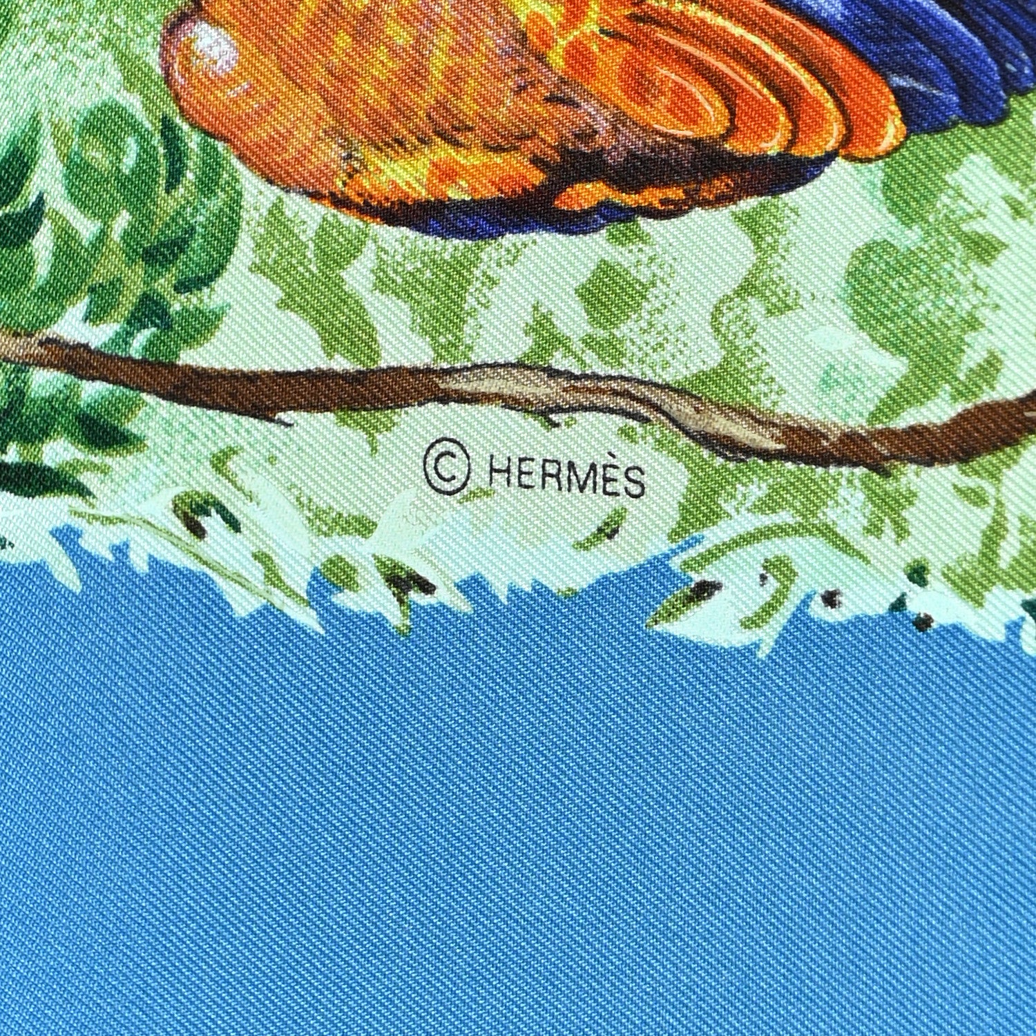 Hermes Silk Equateur Scarf 90 Black Vert 3 of 11