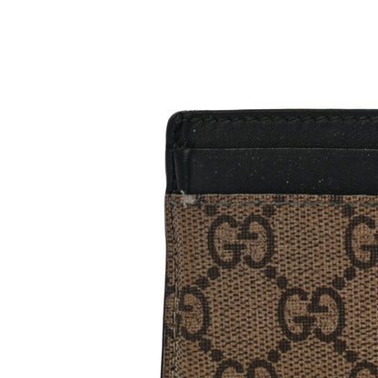 Gucci GG Supreme Monogram Tiger Print Card Holder Black 16 of 18