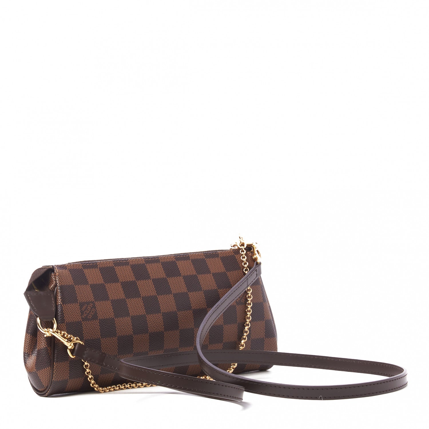 Louis Vuitton Damier Ebene Eva Clutch 3 of 8