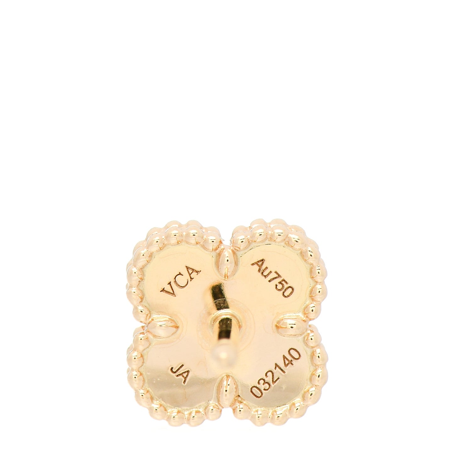18K Yellow Gold Mother of Pearl Sweet Alhambra Earrings
