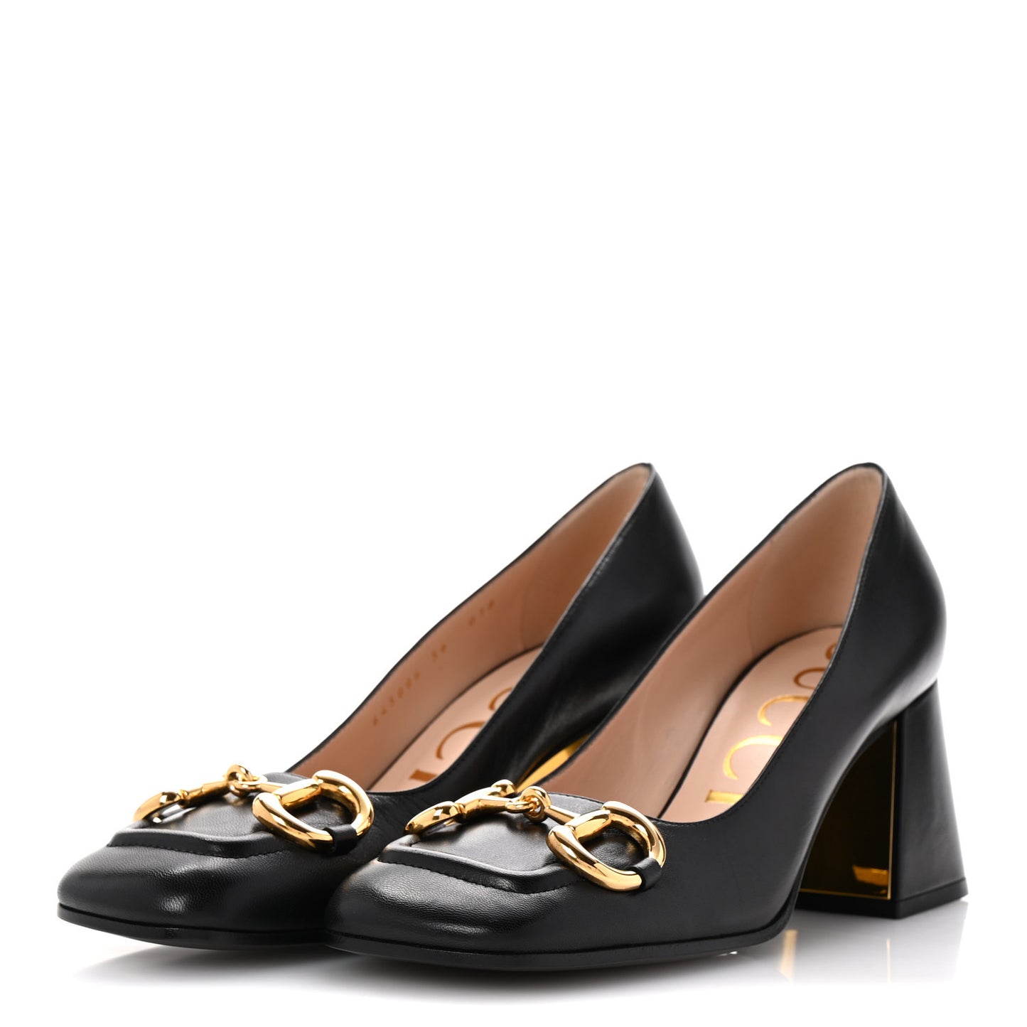 Malaga Kid Horsebit 75mm Pumps 36 Black