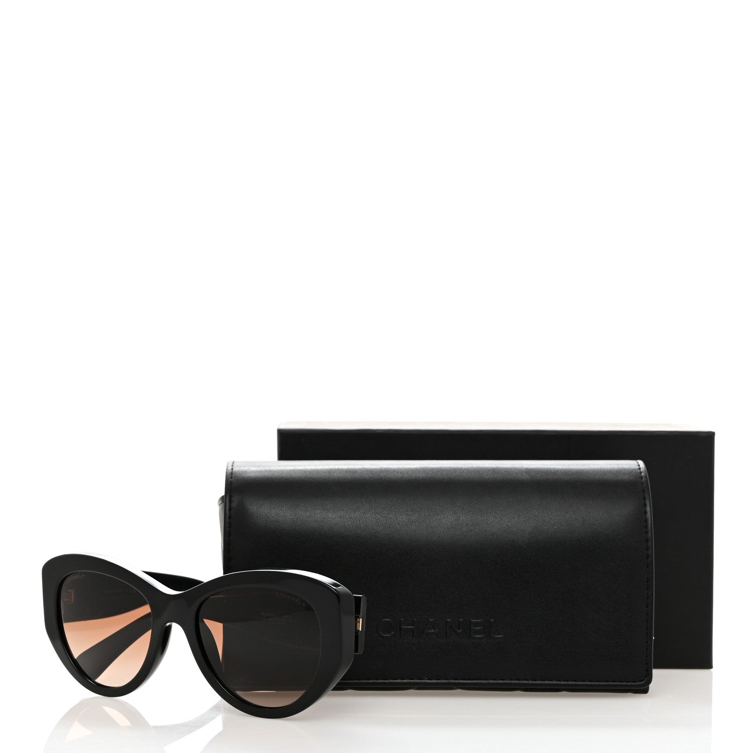 Chanel Acetate Butterfly Large CC Sunglasses 5492 Black 8 of 8