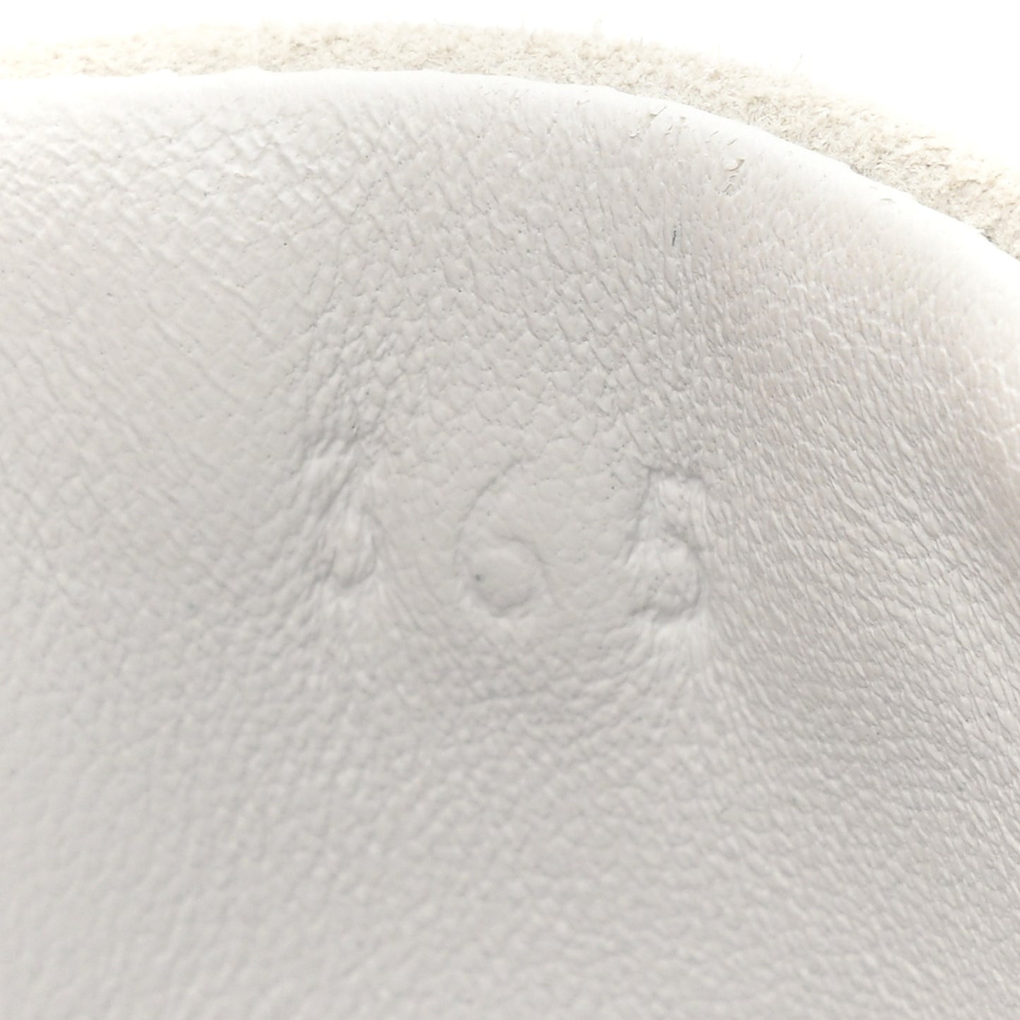 Calfskin Suede Goatskin Bouncing Sneakers 36.5 White
